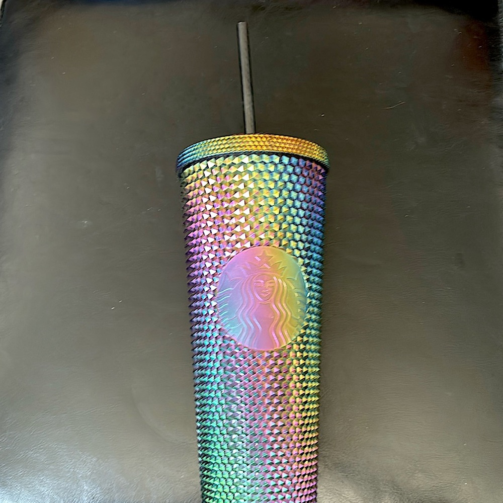 Multicolor studded Starbucks Tumblr.